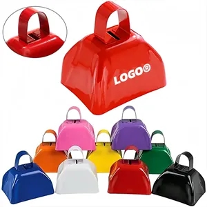 Small Metal Cowbell With Handle Noisemaker In Stock Custom