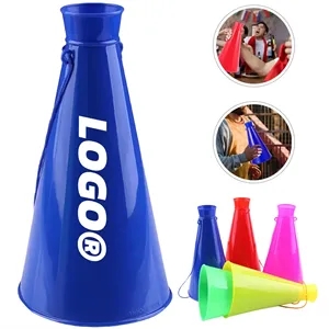 Plastic Megaphone With Adjustable Strap Cheer Cheerleader