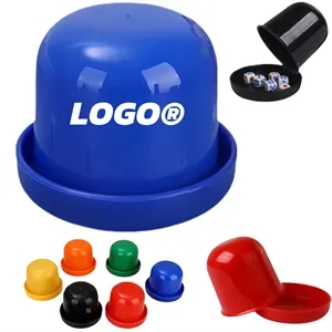 Colorful Plastic Dice Game Cup With for Promotional In Stock