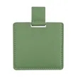 Compact Stainless Steel Makeup Mirror with PU Leather Case | https://www.bestnamebadges.com