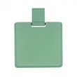 Compact Stainless Steel Makeup Mirror with PU Leather Case | https://www.bestnamebadges.com