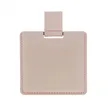 Compact Stainless Steel Makeup Mirror with PU Leather Case | https://www.bestnamebadges.com