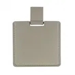 Compact Stainless Steel Makeup Mirror with PU Leather Case | https://www.bestnamebadges.com