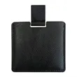 Compact Stainless Steel Makeup Mirror with PU Leather Case | https://www.bestnamebadges.com
