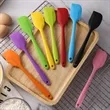 Colorful Silicone Spatula Customizable Kitchen Tool | https://www.bestnamebadges.com