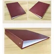PU Leather A4 Document Binder Folder With Ring Mechanism | https://www.bestnamebadges.com