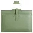 PU Leather Waterproof A4 Business File Bag With Handle | https://www.bestnamebadges.com