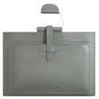 PU Leather Waterproof A4 Business File Bag With Handle | https://www.bestnamebadges.com