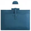 PU Leather Waterproof A4 Business File Bag With Handle | https://www.bestnamebadges.com