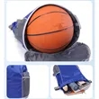 Drawstring Waterproof Sports Backpack With Side Mesh Pockets | https://www.bestnamebadges.com