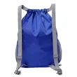 Drawstring Waterproof Sports Backpack With Side Mesh Pockets | https://www.bestnamebadges.com