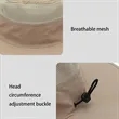 Custom Outdoor Sun Hat Mesh Panel Wide Brim Bucket In Stock | https://www.bestnamebadges.com