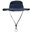 Custom Outdoor Sun Hat Mesh Panel Wide Brim Bucket In Stock | https://www.bestnamebadges.com