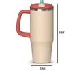 40OZ MultiFunction Stainless Steel Travel Mug Various lids | https://www.bestnamebadges.com