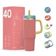 40OZ MultiFunction Stainless Steel Travel Mug Various lids | https://www.bestnamebadges.com