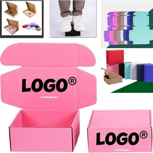 Colorful Corrugated Cardboard Gift Shipping Box In Stock