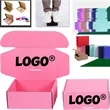 Colorful Corrugated Cardboard Gift Shipping Box In Stock | https://www.bestnamebadges.com