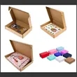 Colorful Corrugated Cardboard Gift Shipping Box In Stock | https://www.bestnamebadges.com