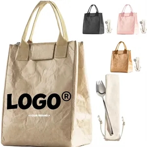 Eco Friendly Portable Lunch Tote Bag Utensil Set In Stock