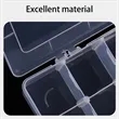Clear Adjustable Plastic Organizer Box Dividers In Stock | https://www.bestnamebadges.com