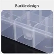 Clear Adjustable Plastic Organizer Box Dividers In Stock | https://www.bestnamebadges.com