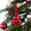 Custom Ornament Bell with Ribbon | https://www.bestnamebadges.com