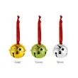 Christmas Jingle Bells with Red Ribbon | https://www.bestnamebadges.com
