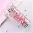 16Oz Glitter Plastic Straw Cup | https://www.bestnamebadges.com