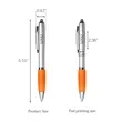 Satin Click Pen | https://www.bestnamebadges.com