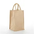 Jute Tote with Long Web Handles | https://www.bestnamebadges.com