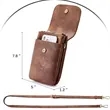 Leather Cell Phone Bag Wallet Purses Crossbody Bags | https://www.bestnamebadges.com