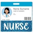 Student Nurse Badge ID Name Black Identification Tags Card | https://www.bestnamebadges.com
