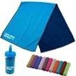 Portable Ice Cooling Towels with Storage Case Chilly | https://www.bestnamebadges.com