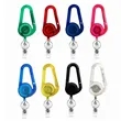 Portable Retractable ID Badge Reel Holder Carabiner Keychain | https://www.bestnamebadges.com