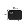 Portable Electronic Accessory Organizer Black Storage Bag | https://www.bestnamebadges.com