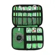 Portable Electronic Accessory Organizer Black Storage Bag | https://www.bestnamebadges.com