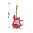 Guitar Shape Ceramic Mug Musician Music Lover | https://www.bestnamebadges.com