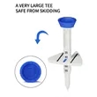 Adjustable Height Triangular Directional Design Golf Tees | https://www.bestnamebadges.com
