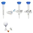 Adjustable Height Triangular Directional Design Golf Tees | https://www.bestnamebadges.com