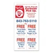 Magnetic Stick Up Card | https://www.bestnamebadges.com