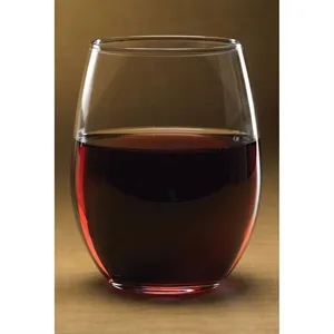 Stemless Red Wine Glass | https://www.bestnamebadges.com