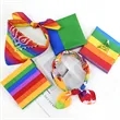 Full Color Imprint Muti-functional Polyester Bandanas | https://www.bestnamebadges.com