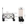 Collapsible Wagon Garden Cart | https://www.bestnamebadges.com