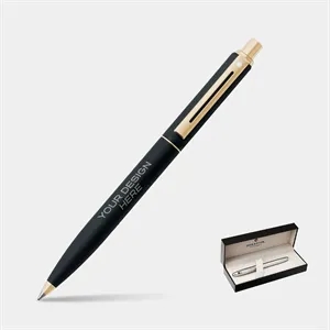 SHEAFFER® Sentinel 323 Matte Black Ballpoint Pen w/ Gift Box | https://www.bestnamebadges.com
