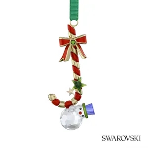 Swarovski® Holiday Cheers Dulcis Ornament - Candy Cane | https://www.bestnamebadges.com
