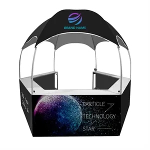 10' x 10' Hexagonal Kiosk Booth Dome Tent
