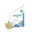 Cooper VividPrint™ Award -  Starfire/Gold Circle | https://www.bestnamebadges.com
