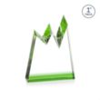 Alpine Award - Green | https://www.bestnamebadges.com