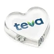 Coeur Heart VividPrint™ Paperweight | https://www.bestnamebadges.com