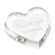 Coeur Heart Paperweight | https://www.bestnamebadges.com